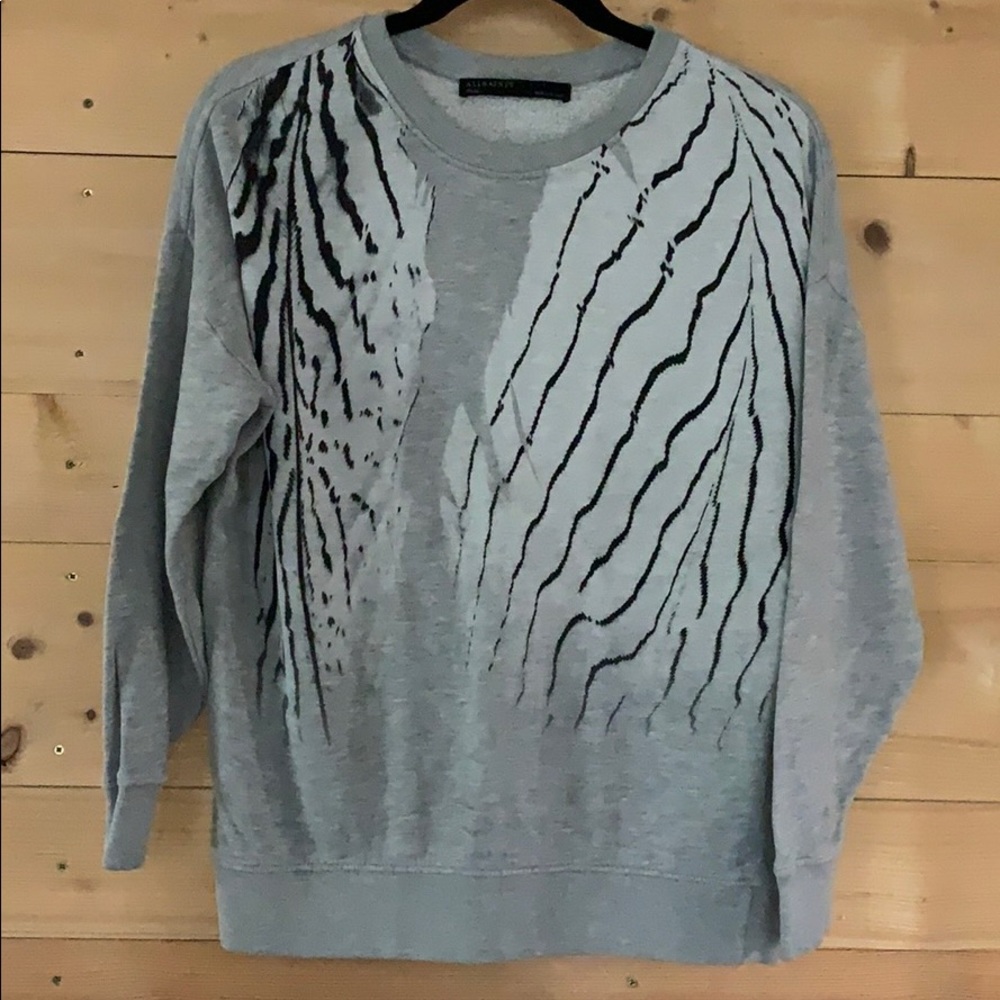 All Saints gray sweatshirt size S